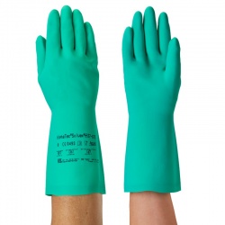 Ansell AlphaTec Solvex 37-675 Nitrile Chemical-Resistant Gauntlets